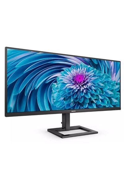 Philips E Line 34" Gaming Monitor, WQHD, 100Hz, 1ms, AMD FreeSync, USB-C, Black