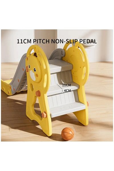 FULLJOY Foldable Dog Slide with Basketball for Kids 149*78*50cm - FJY-06