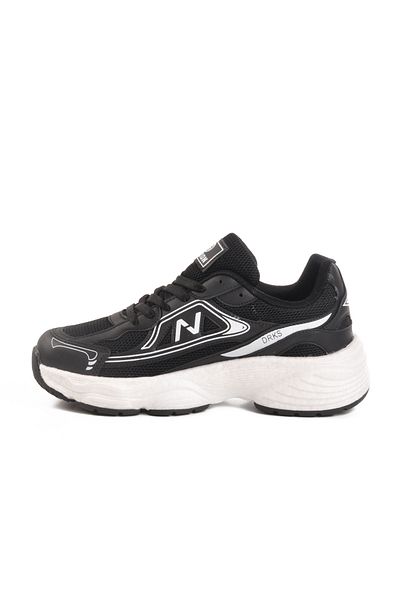 AYAKMOD Black White Mesh Unisex Sports Shoes 182 g