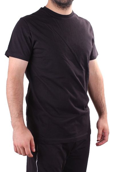 Twister Jeans 2300 Black Casual Cotton Basic Crew Neck Men's T-Shirt