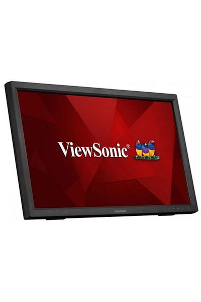 ViewSonic Monitor LED TN TD2223 de 21,5" Full HD, ecran tactil, 75Hz, HDMI/VGA/DVI, negru