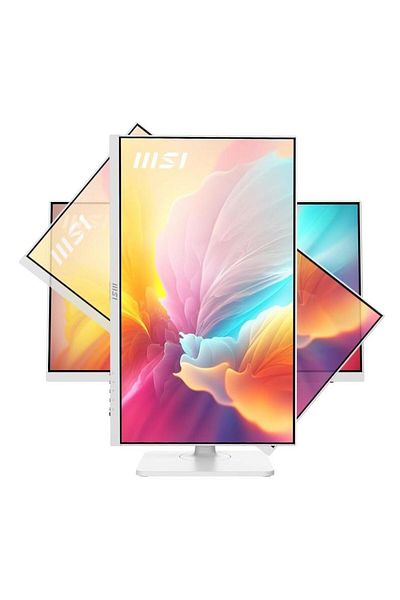 MSI Monitor LED IPS MSI Modern de 23,8", Full HD, 100Hz, 1ms, HDMI, Pivot, Alb