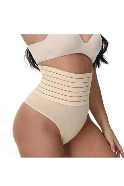 ar&be Buturo Model Abdominal and Belly Lifting Plus Size Panty Corset with Elastic Waist (3206)3206