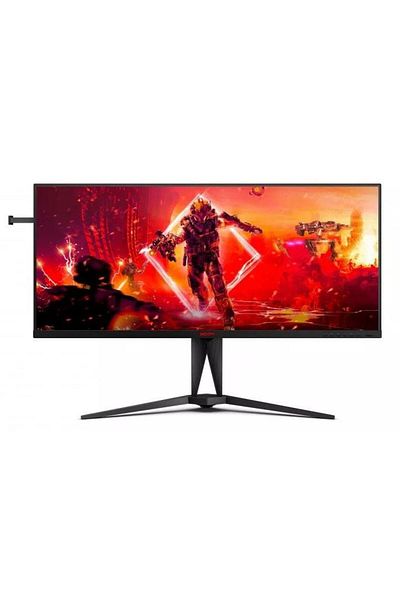 Aoc Monitor de gaming de 40", IPS LED, WQHD 144Hz, HDMI/DP, difuzoare, 4ms, antireflex, negru