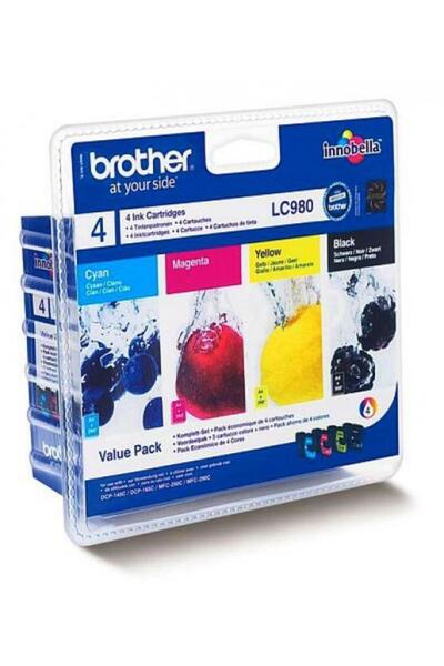 Brother Cartus cerneala Brother LC980 Color (Negru, Cyan, Magenta, Galben)