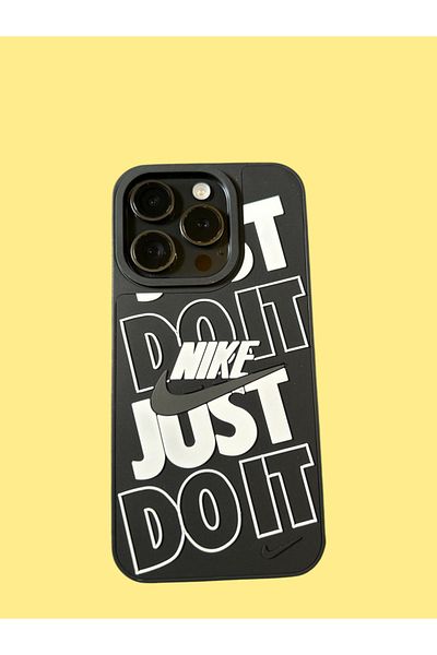 Nike Phone case compatible with iPhone 16 PRO, Nike Black