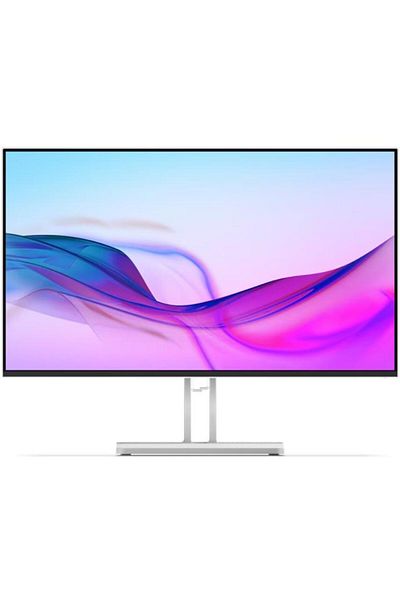 LENOVO 27" IPS LED Monitor, Full HD, 100Hz, HDMI/VGA, Pivot, Eye-Safe, Built-in Speakers, Grey