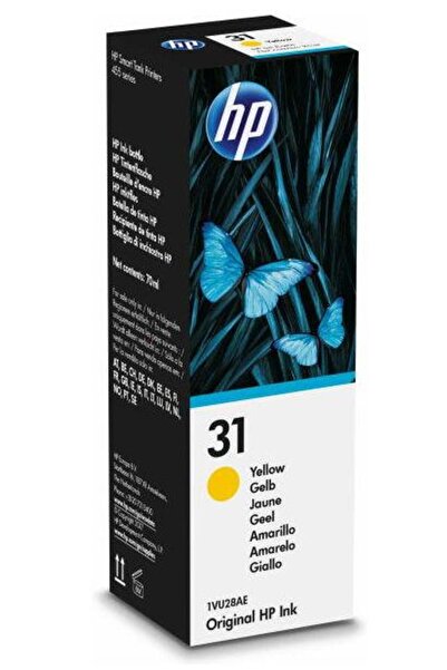 HP Мастилена касета HP 1VU28AE, №. 31, 70 мл, 8000 страници (жълт)