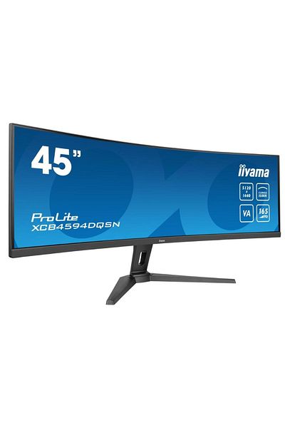 IIYAMA Monitor LED curbat de 44,5", DQHD, 165 Hz, 0,8 ms, HDMI, DP, difuzoare, negru