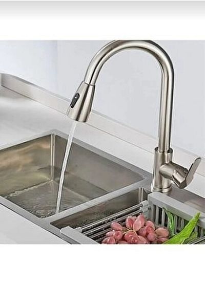TOPTANFONİ Wholesalefoni Inox Kitchen Mixer with Spiral