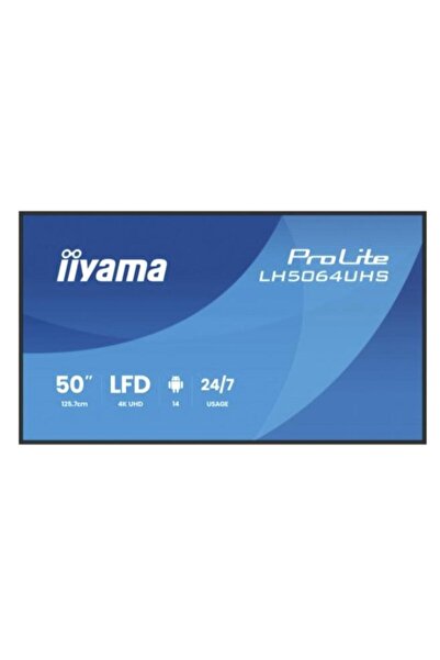 IIYAMA Ecran LED IPS ProLite de 50", 4K UHD, HDMI, antireflex, difuzoare înco...