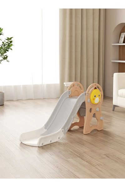 FULLJOY Foldable Dog Slide with Basketball for Kids 149*78*50cm FJY-06