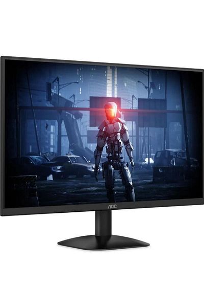 Aoc 23.8" Full HD Monitor, VA LED, 100Hz, 1ms, HDMI/VGA, Black