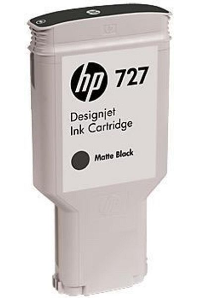 HP Cartus cerneala HP 727 Designjet&#44; 300 ml (Negru mat)