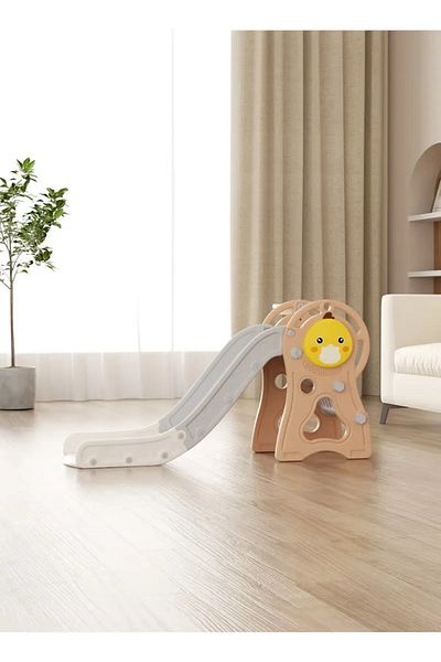 FULLJOY Foldable Dog Slide with Basketball for Kids 149*78*50cm FJY-06