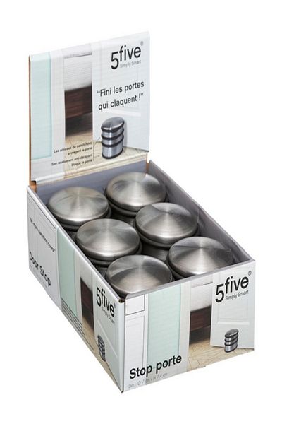 Five Simply Smart Heavy Duty Metal Door Stopper