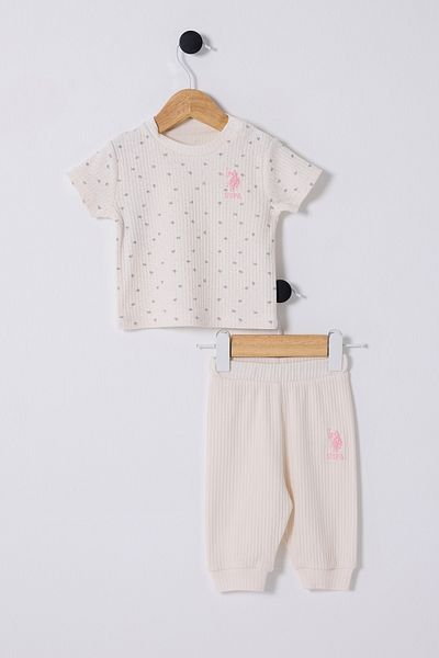 Ugly Duck 03-24 Month Baby Girl Polo White Double Set - White