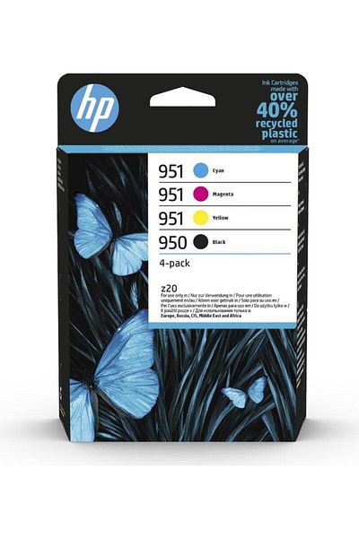 HP HP 950 Black/ 951 Tri-Color Ink Cartridge (Black, Cyan, Magenta, Yellow)