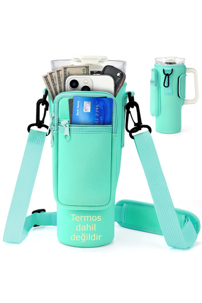 Besify Quencher 1.18 Lt Termos Askılı Neopren Koruma Termos Kılıfı Çanta Ve O...
