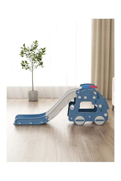 FULLJOY Police Car Slide with Basketball FJY-164