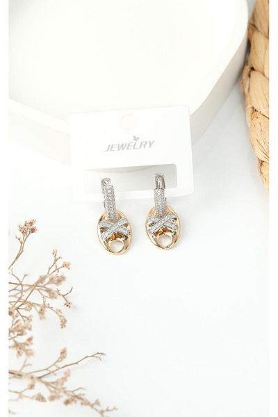 Jack Ferrero Silver Steel Women's Earrings