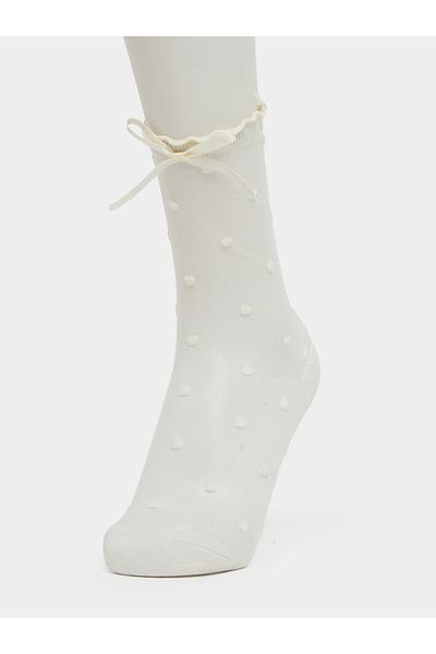 Styli Set of 2 - Polka Dot Mesh Socks