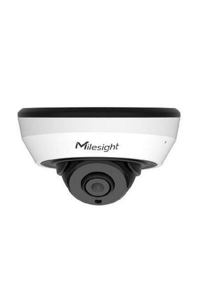 Milesight 8MP Mini Dome IP Camera, 2.8mm Lens, 4K, IR 20m - White, Model MS-C8183-PD