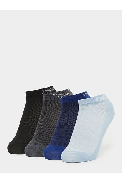 Styli Pack of 5 Multicolor Solid Comfy ankle Socks