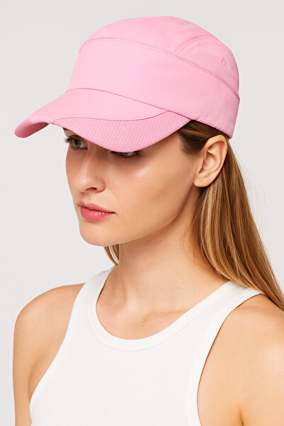 CosmoOutlet Uv Protection Tennis Visor with Open Top and Adjustable Back Outdoor Pink Visor Hat