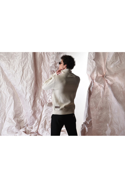 PROLET Ανδρικό μπουφάν βάφλα με λεπτομέρεια Gabardin Roba