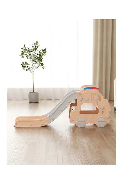 FULLJOY Police Car Slide with Basketball FJY-164