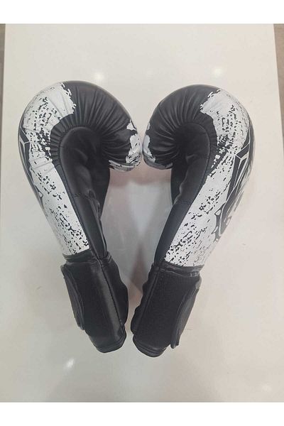 Octagon Gloves Boxing Pitbull Black White