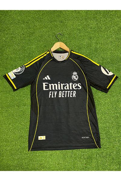 MONTENERO R.E.A.L M.A.D.R.I.D 2025/26 Season V.I.N.I J.R Away Jersey (Gray)