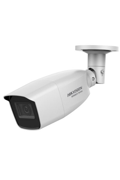 Hikvision HiWatch 2MP Bullet Camera, Full HD, 2.8-12mm, IP66, IR 40m, White