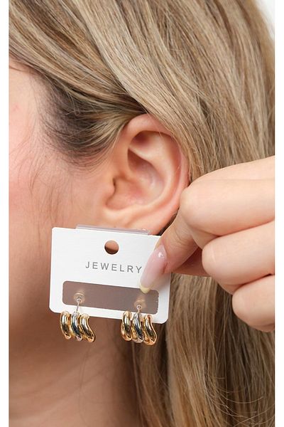 Jack Ferrero STEEL WOMEN EARRINGS