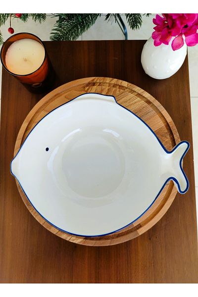 Madame Coco Marines Salad Bowl - 25 cm