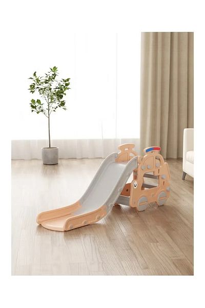FULLJOY Police Car Slide with Basketball FJY-164