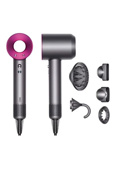 SIKS Uscător de păr profesional, 3 viteze, 4 setări de temperatură, 5 accesorii incluse