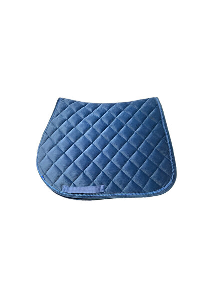 ATEX BİNİCİLİK Eyer Altı, İpek Kadife Eyer Altı, Lacivert İpek Kadife Eyer Altı