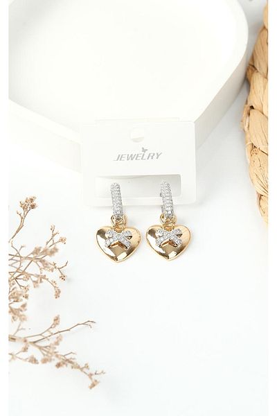 Jack Ferrero Silver Steel Women's Earrings