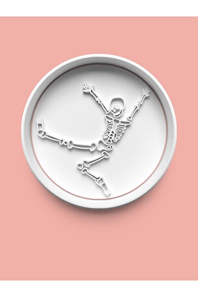 AKTASTORE قالب بسكويت على شكل هيكل عظمي راقص وقالب عجينة السكر