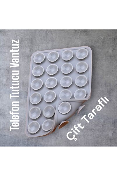 Case collection Slikon Çift Taraflı Vantuz Telefon Tutucu Vakum,Cama Yapışan ...