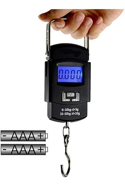 KRAWN Electronic Scale Up To 50 Kg Krawn KW-46039 Weight Scale - Black