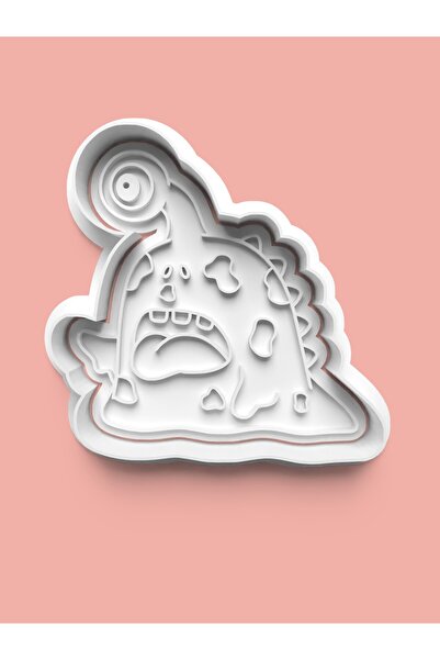 AKTASTORE قالب بسكويت على شكل وحش ذو عين واحدة وقالب عجينة السكر