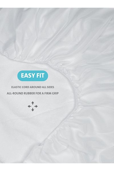 Red Rose Waterproof Mattress Protector - 160 x 200