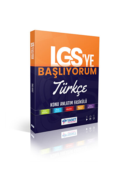Yanıt Yayınları YANIT LGS YE BAŞLIYORUM TÜRKÇE ANLATIM FASİKÜLÜ
