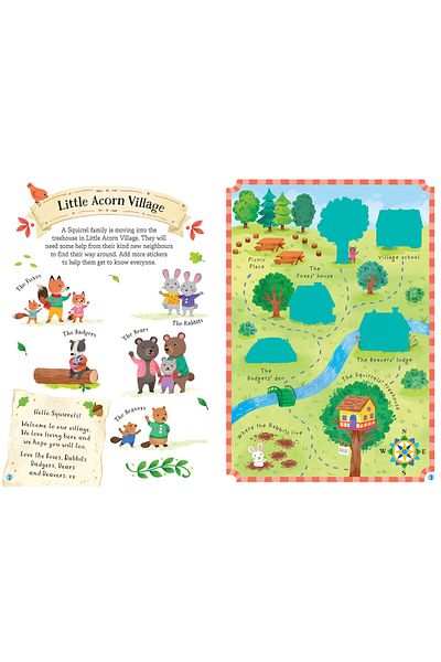 Usborne Little First Stickers Love and Kindness