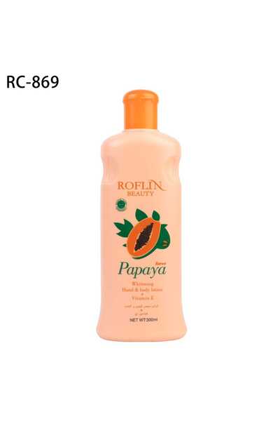 ROFLIN BEAUTY لوشن البابايا لتفتيح اليدين والجسم بفيتامين E | إشراقة طبيعية و...