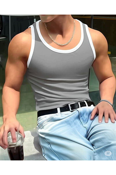 PEYORA Men's Halter Collar Athlete Lycra Undershirt