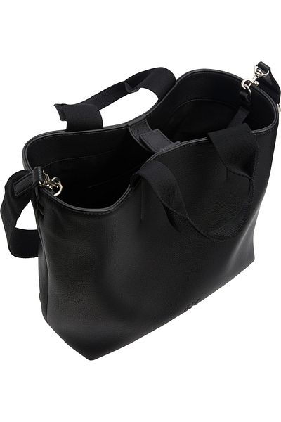 Calvin Klein Women Black Ultralight Mini Tote Bag
